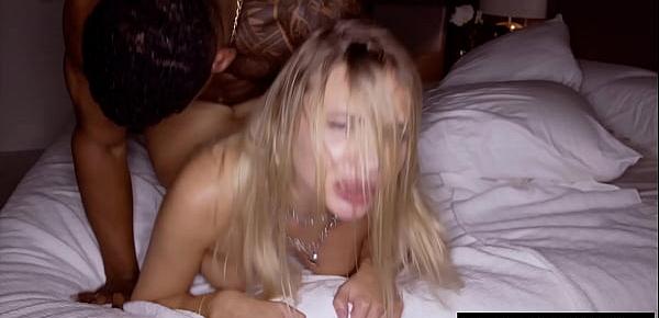  BLACKEDRAW Blonde baddie gets pounded hard by thick BBC